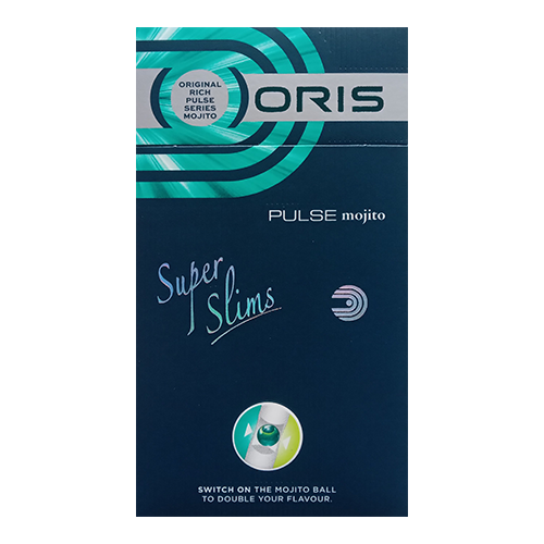 Заказать сигареты оптом Сигареты Oris Pulse Mojito Superslims (Орис Пульс Мохито Суперслимс) Заказать сигареты блоками Сигареты Oris Pulse Mojito Superslims (Орис Пульс Мохито Суперслимс)