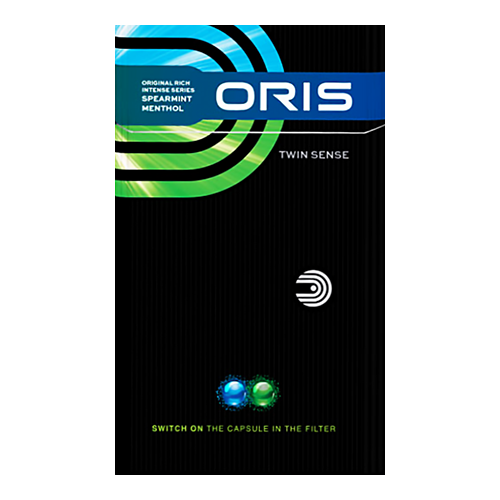 Заказать сигареты оптом Сигареты Oris Twin Sense Spearmint Menthol King Size (Орис Твин Сенс Мята Кинг Сайз) Заказать сигареты блоками Сигареты Oris Twin Sense Spearmint Menthol King Size (Орис Твин Сенс Мята Кинг Сайз)