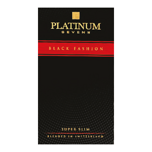 Заказать сигареты блоками Сигареты Platinum Seven Superslims Black Fashion (Платинум Суперслимс Блэк Фэшн)