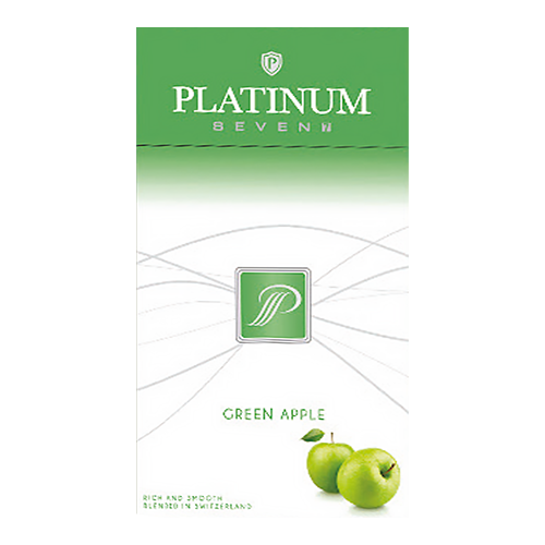 Заказать сигареты оптом Сигареты Platinum Seven Superslims Green Apple (Платинум Суперслимс Яблоко) Заказать сигареты блоками Сигареты Platinum Seven Superslims Green Apple (Платинум Суперслимс Яблоко)
