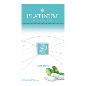 Заказать сигареты блоками Сигареты Platinum Seven Superslims Gum Mint (Платинум Суперслимс Мятная Жвачка)