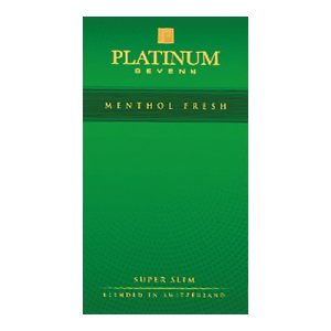 Заказать сигареты блоками Сигареты Platinum Seven Superslims Menthol Fresh (Платинум Суперслимс Ментол Фреш)