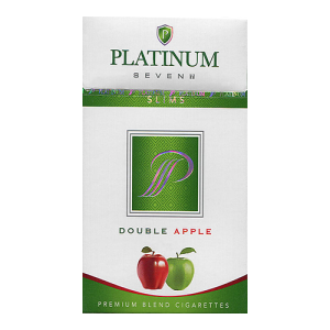 Заказать сигареты блоками Сигареты Platinum Seven Slims Double Apple (Платинум Cлимс Двойное Яблоко)