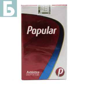 Заказать сигареты блоками Сигареты Popular Autentico (Популяр Аутентико, Куба), пачка