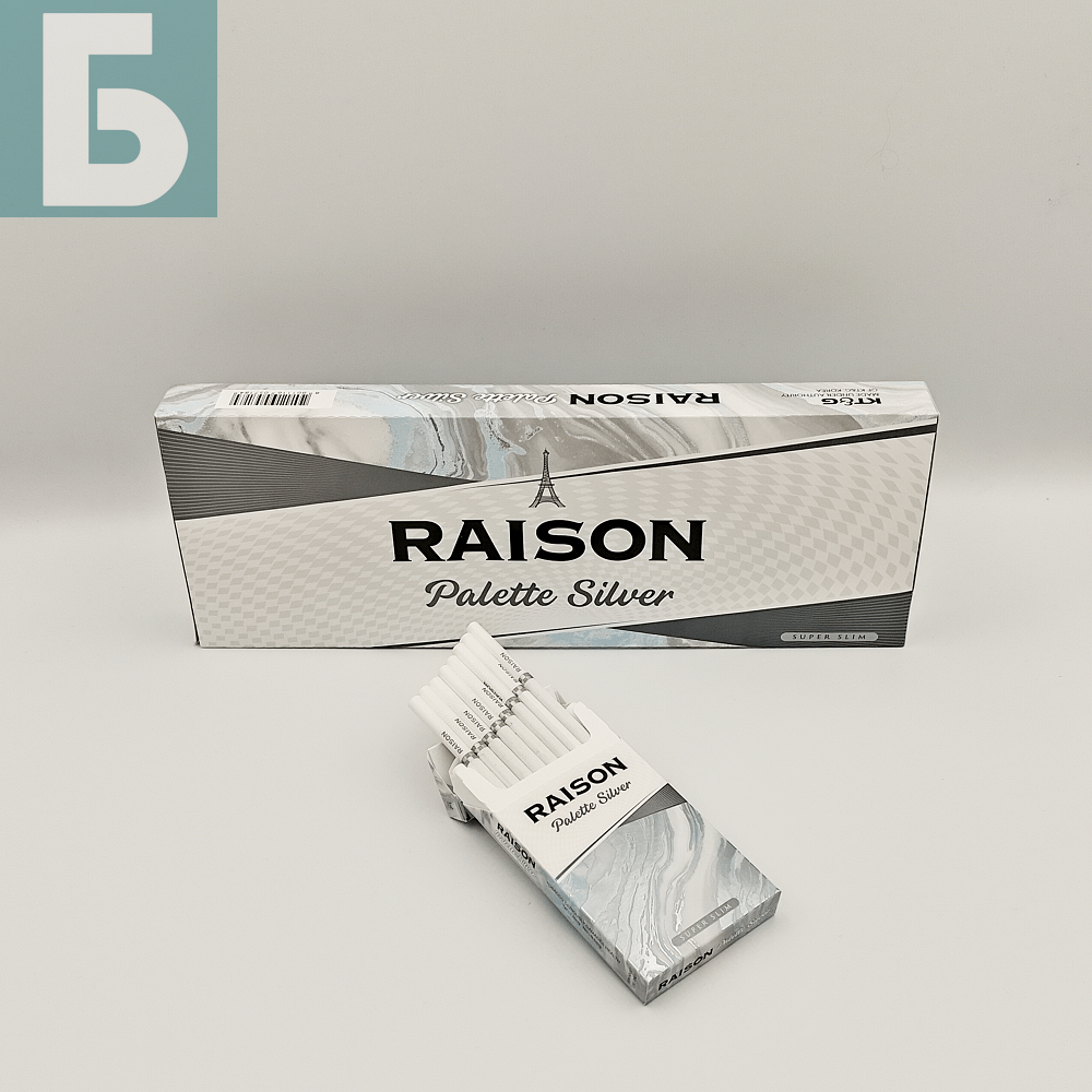 Заказать сигареты оптом Сигареты Raison Palette Silver Superslims (Рейсон Палет Сильвер Суперслим) Заказать сигареты блоками Сигареты Raison Palette Silver Superslims (Рейсон Палет Сильвер Суперслим)