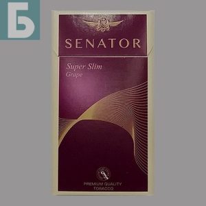 Заказать сигареты блоками Сигареты Senator Superslim Grape (Сенатор Суперслим Виноград)