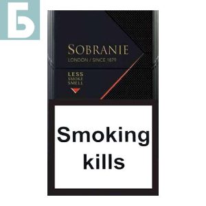 Заказать сигареты блоками Сигареты Sobranie Blacks Duty Free(Собрание Черные Нано)
