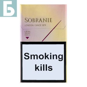 Заказать сигареты блоками Сигареты Sobranie Golds Duty Free (Собрание Голд Нано)