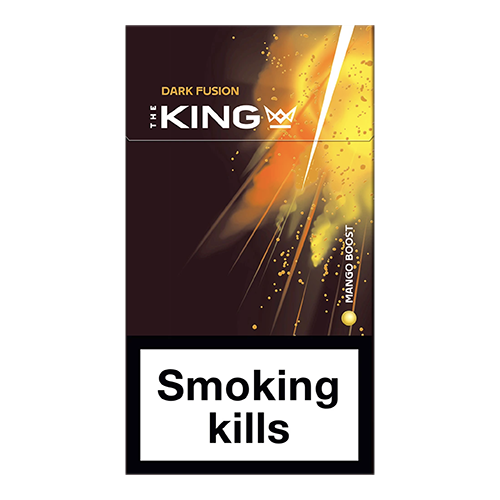 Заказать сигареты оптом Сигареты The King Dark Fusion Mango Boost (Кинг Дарк Фьюжен Манго Буст) Заказать сигареты блоками Сигареты The King Dark Fusion Mango Boost (Кинг Дарк Фьюжен Манго Буст)