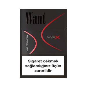 Заказать сигареты блоками Сигареты Want Line X Nano Red (Вонт Лайн Нано Ред)